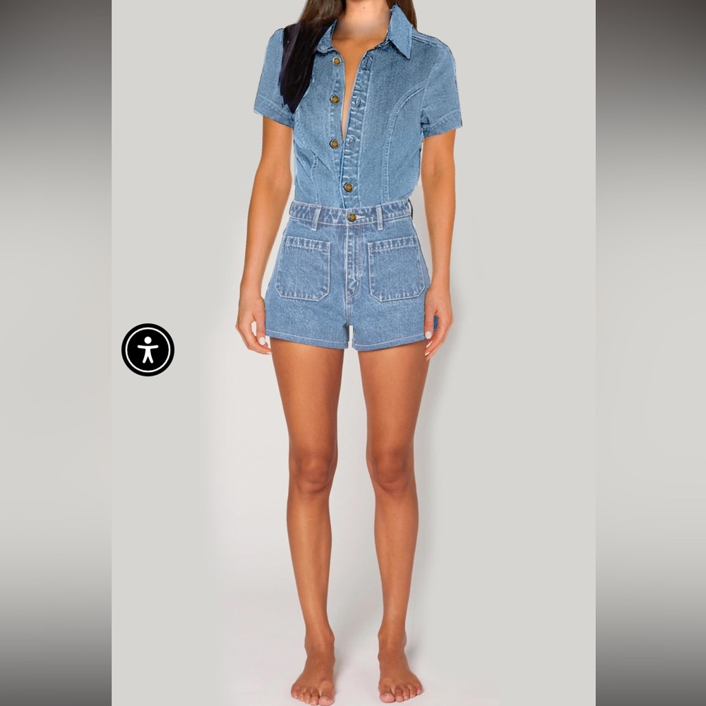 ROLLA'S Sailor Romper Lily Blue